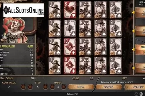 Win Screen 2. 4H Steam Joker Poker from Espresso Games