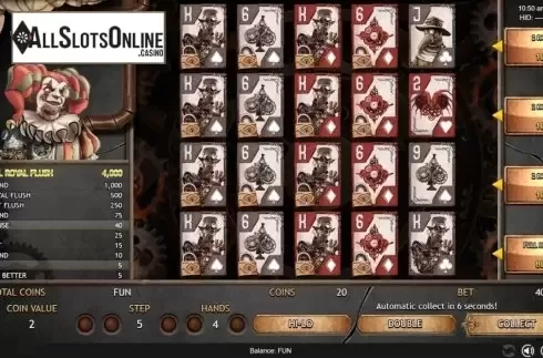 Win Screen 4. 4H Steam Joker Poker from Espresso Games