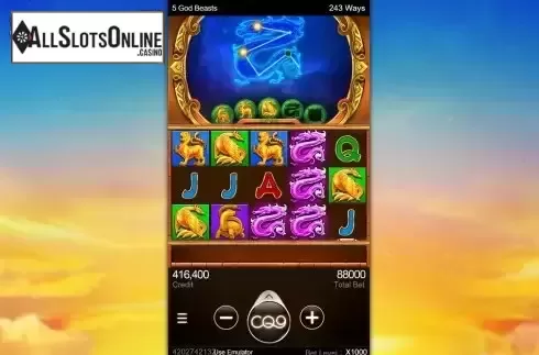 Game screen