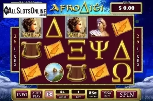 Game Screen. Afroditi from GMW