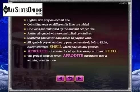 Game Rules. Afroditi from GMW
