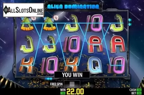 Win Screen 3. Alien Domination from World Match