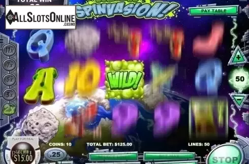 Screen 4. Alien Spinvasion! from Rival Gaming