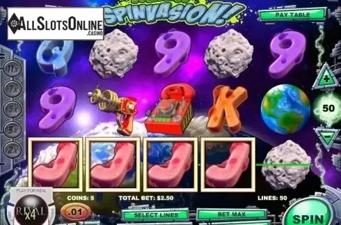 Screen 3. Alien Spinvasion! from Rival Gaming