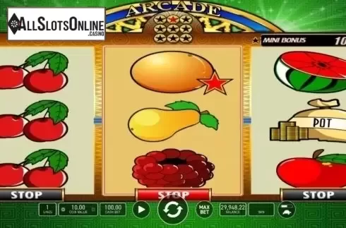 Reel Screen. Arcade from Wazdan