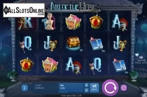 Screen 1. Art of the Heist from Playson