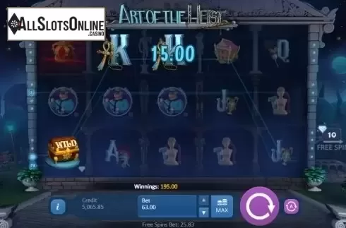 Screen 2. Art of the Heist from Playson