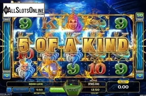Win Screen 2. Atlantis World from GameArt