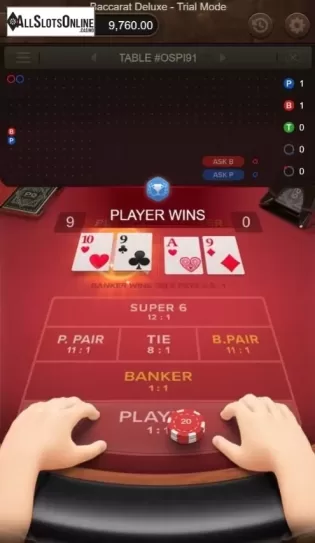 Game Screen 4. Baccarat Deluxe (PG Soft) from PG Soft