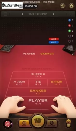Game Screen 1. Baccarat Deluxe (PG Soft) from PG Soft