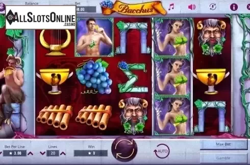 Screen4. Bacchus from Booming Games