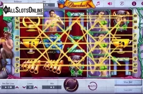 Screen3. Bacchus from Booming Games