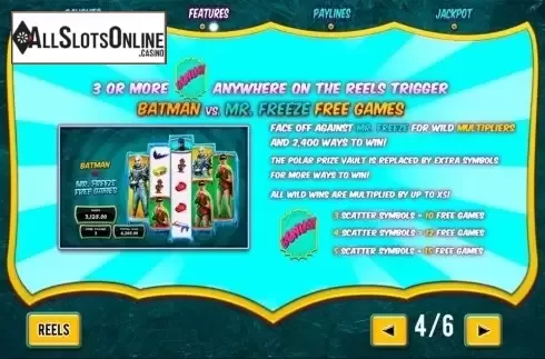 Screen5. Batman & Mr Freeze Fortune from Playtech