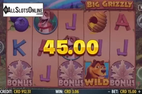 Win Screen 2. Big Grizzly from Octavian Gaming