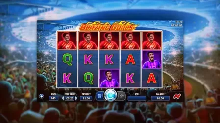 Blazing Goals slot screenshot 1