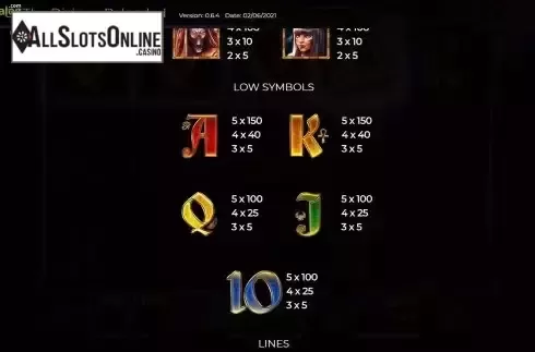 Low symbols screen