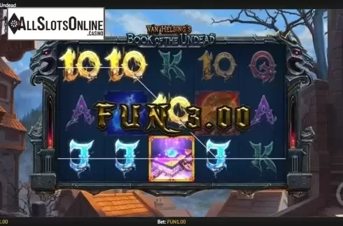 Win Screen . Book Of The Undead from 1X2gaming
