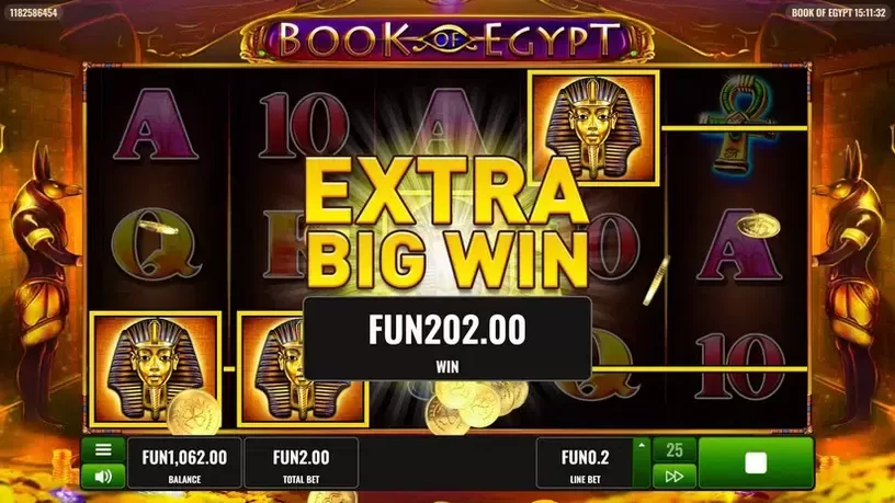 Book of Egypt slot screenshot 4