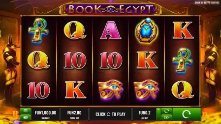 Book of Egypt slot screenshot 1