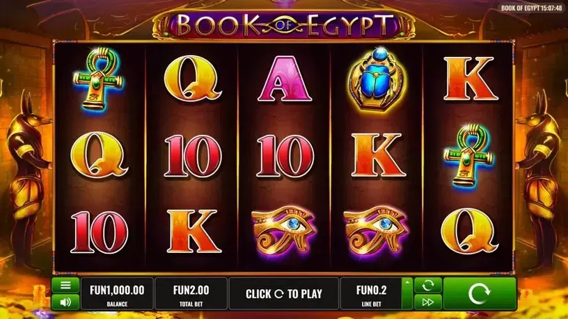 Book of Egypt slot screenshot 1