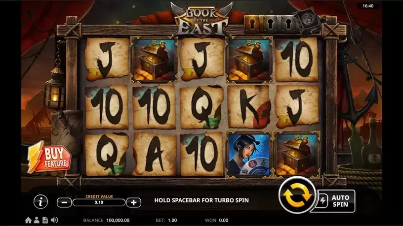 Book Of The East slot screenshot 1