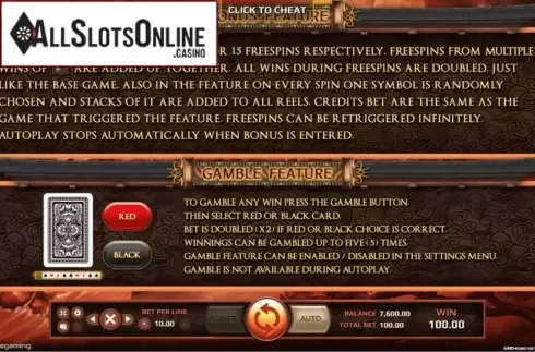 Features. Bushido Blade from EAgaming