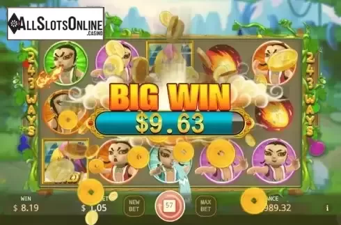 Big Win screen