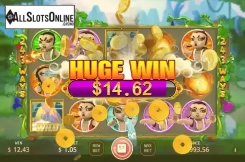 Huge Win screen
