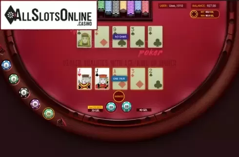 Win Screen 2. Caribbean Poker from Smartsoft Gaming