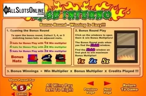 Screen5. Cash Inferno from Amaya