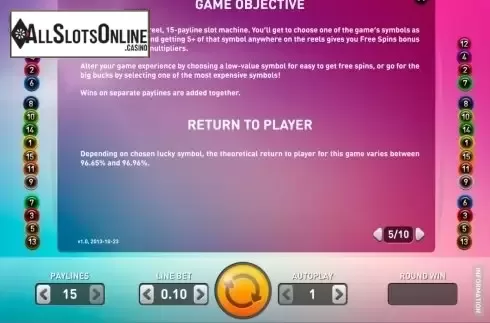 Screen6. Charmorama from Relax Gaming