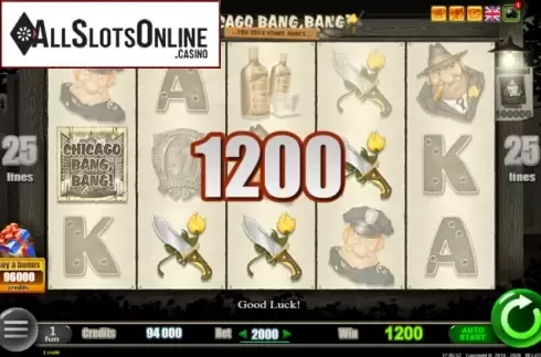 Win Screen 3. Chicago Bang Bang from Belatra Games