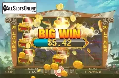 Big Win screen