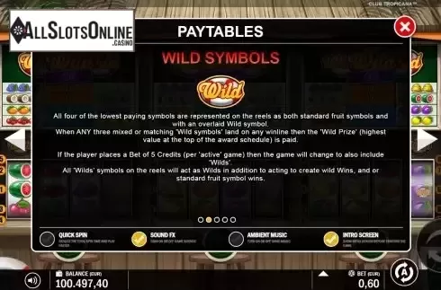 Wild screen