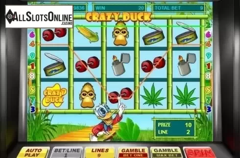 Win Screen 2. Crazy Duck from BetConstruct