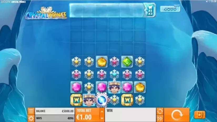 Crystal Prince slot screenshot 1