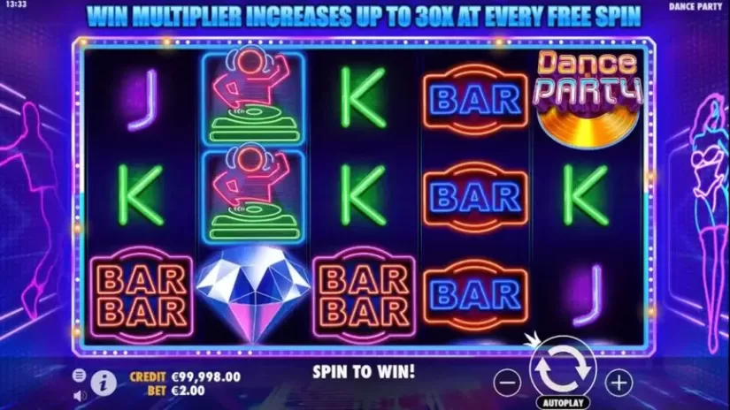 Dance Party slot screenshot 1