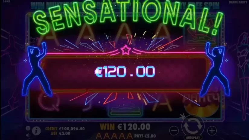 Dance Party slot screenshot 4