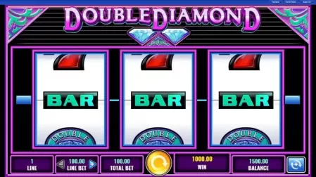 Double Diamond slot screenshot 2