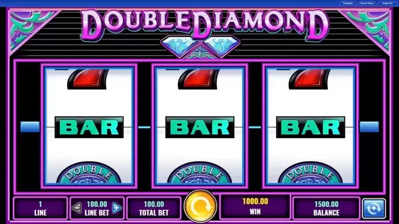 Double Diamond slot screenshot 2