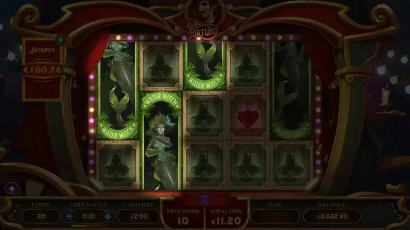 Dr Fortuno slot screenshot 1