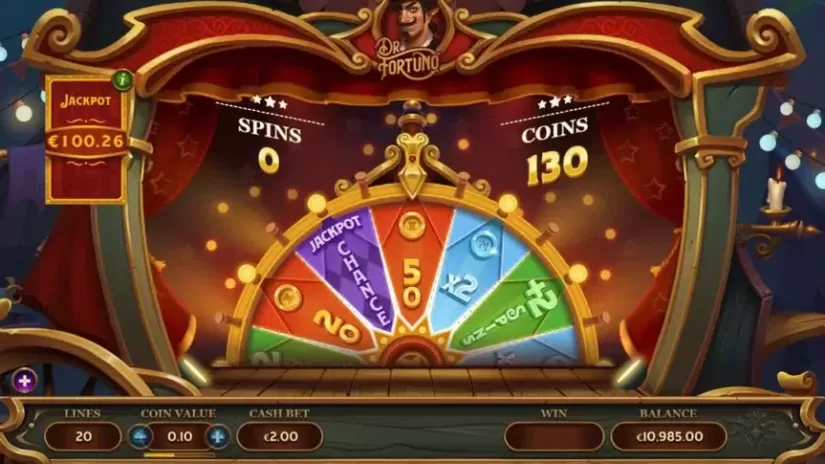 Dr Fortuno slot screenshot 4