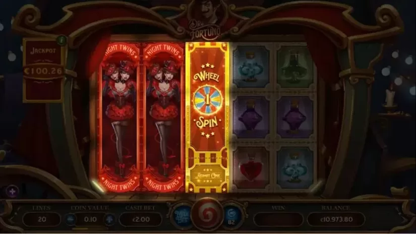 Dr Fortuno slot screenshot 3