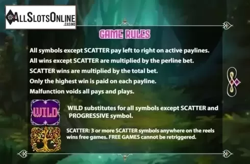 Special Symbols Screen