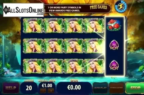 Free Spins Win Screen