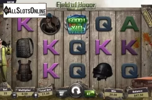 Win Screen 2. Field of Honor from Dream Tech