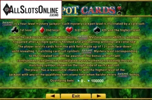 Screen5. Fortune Spells from EGT