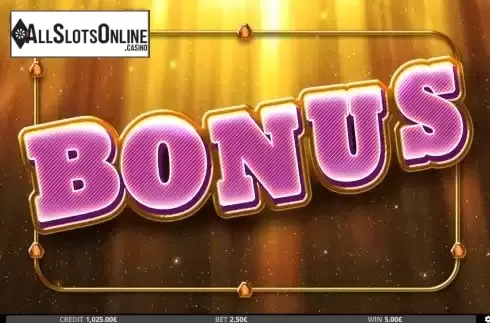 Bonus Game screen