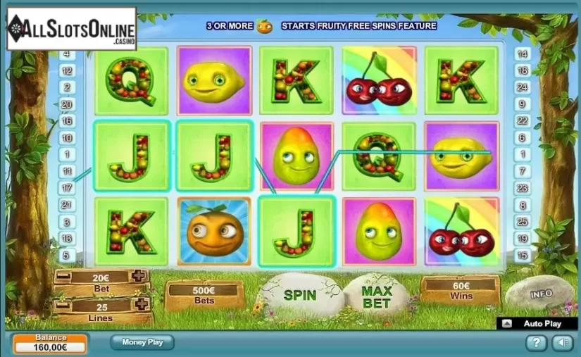 Screen 1. Fruity Friends from NeoGames