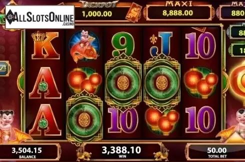 Scatter screen. Fu Dao Le from Bally